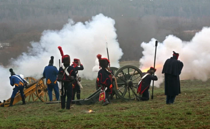 Re-burial ceremony of French soldiers who died in the 1812 Battle of Berezina. Photo by Julia Darashkevich