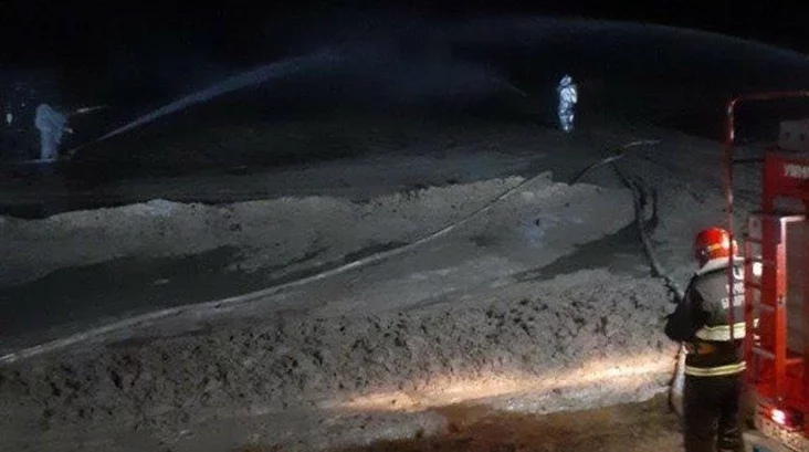 На месте происшествия. Фото МЧС