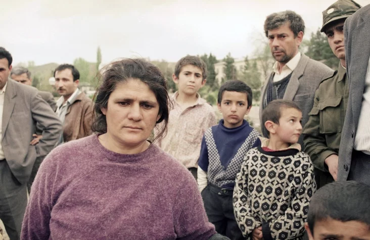Азербайджанския бежанцы Azeri refugees Азербайджанские беженцы