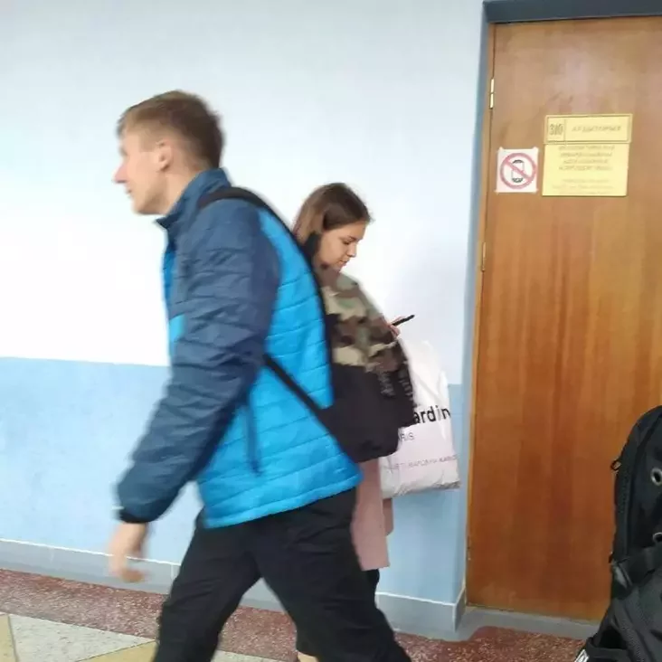 Мікіта Рачылоўскі са сваім славутым заплечнікам