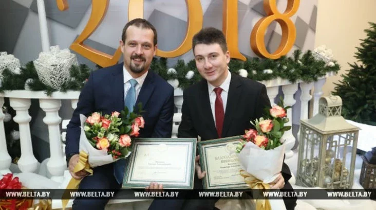 Jaŭhien Vańšyn (źleva) i Uładzimir Maćviejeŭ Jevhienij Vanšin (śleva) i Vładimir Matviejev Yevhen Vanshin (left) and Uladzimir Matveev