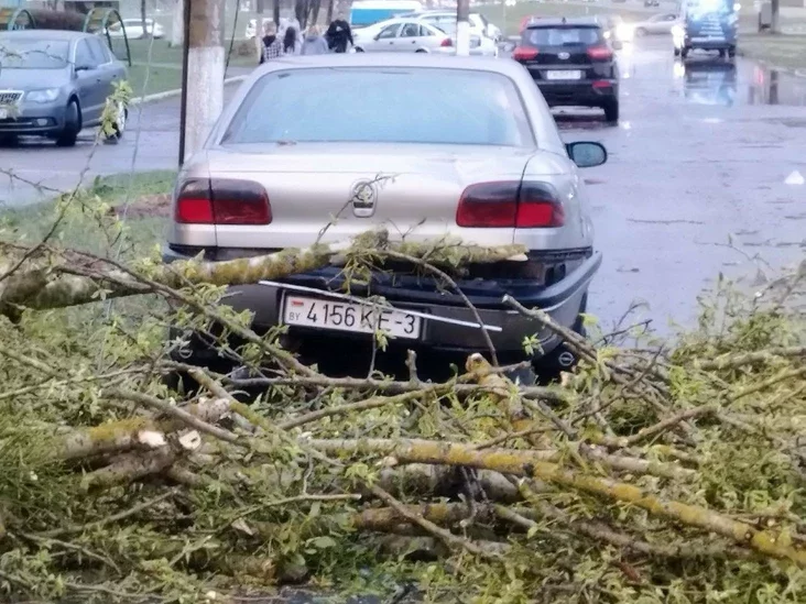 Po juhu Biełarusi pronieśsia urahan
