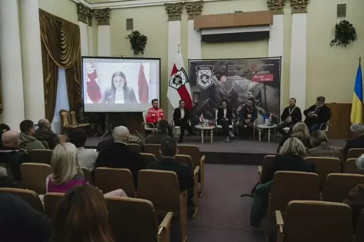 Канферэнцыя палка каліноўскага ў Кіеве 29 лістапада 2023 года. Фота: прэс-служба Палка Каліноўскага