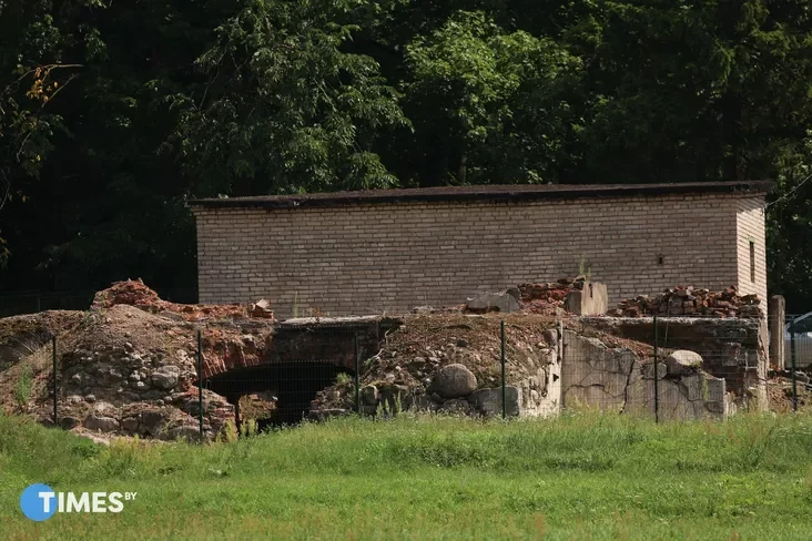 Remains of the palace foundation