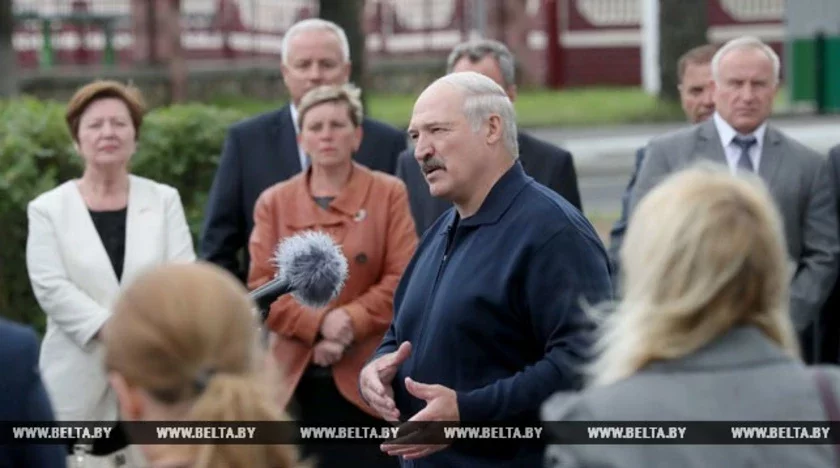 Александр Лукашенко на встрече с жителями Копыси