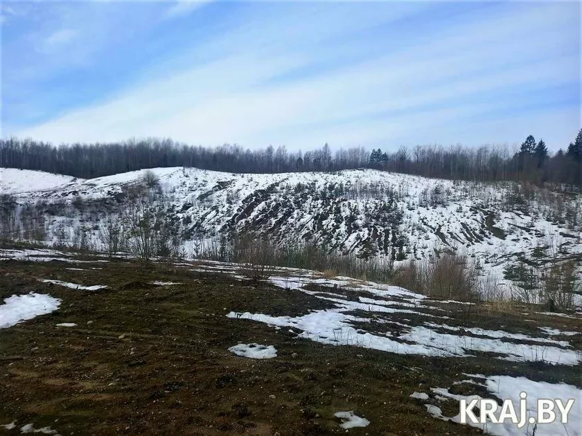 Место под Красным, где должно было быть хранилище. Фото Kraj.by