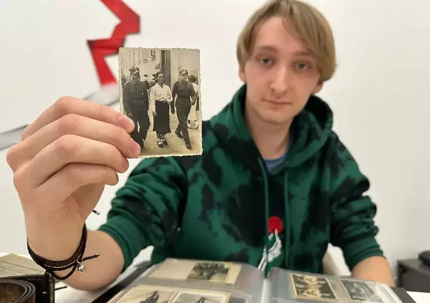 Jakub trymaje fotazdymak pradzieda