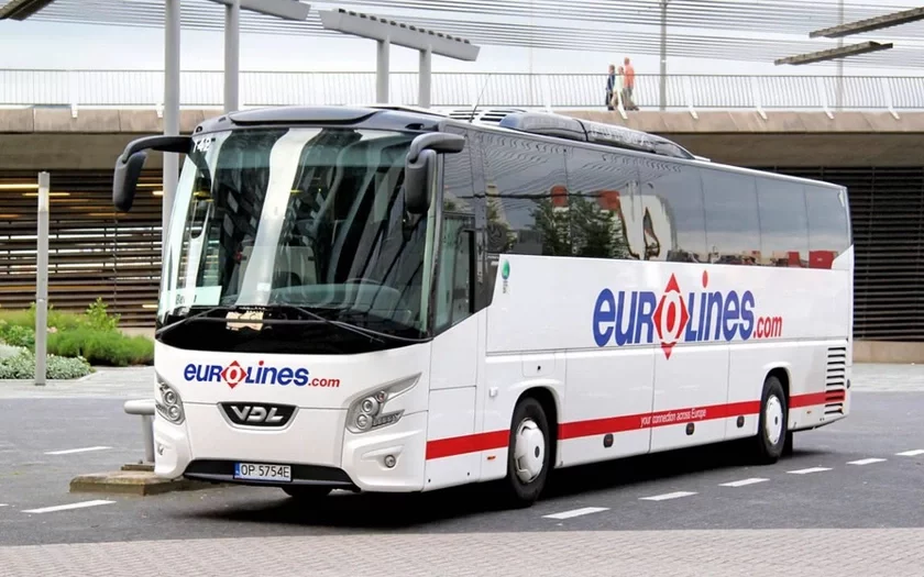 Аўтобус кампаніі «Eurolines». Здымак мае ілюстрацыйны характар. Фота: Eurolines Lithuania / Facebook