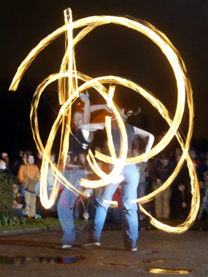 Fire show. Photo by Julia Darashkevich