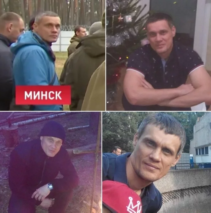 Ідэнтыфікацыя Дзмітрыя Анцупава з дапамогай параўнаўчага аналізу выкадроўкі відэасюжэту «СТВ» з фотаздымкамі з яго акаўнтаў сацсетак