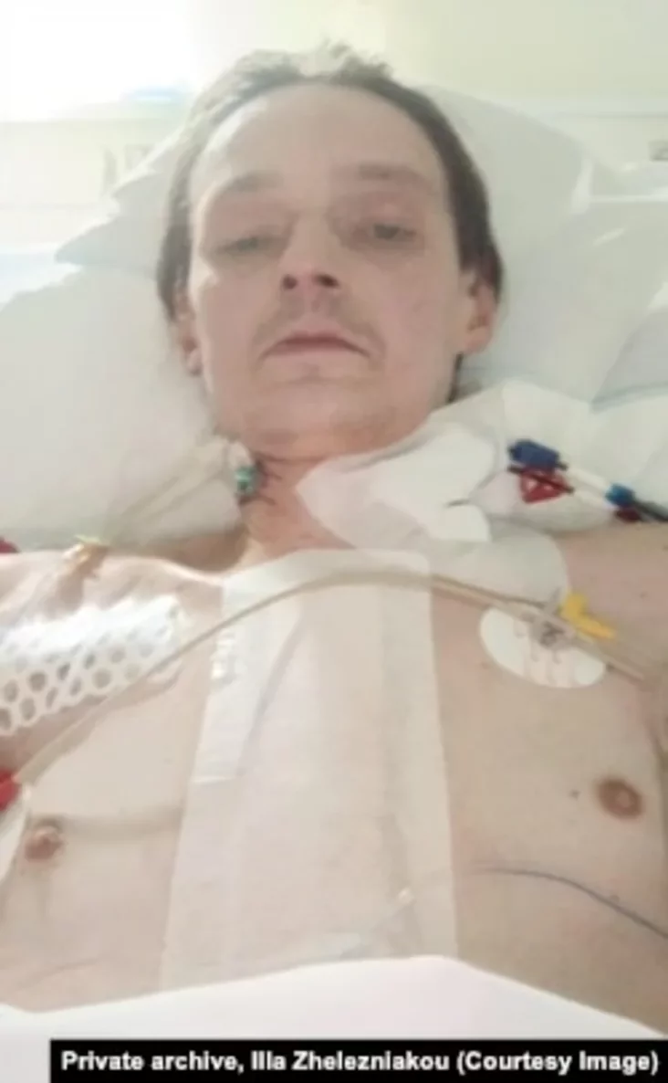 Илья вскоре после операции