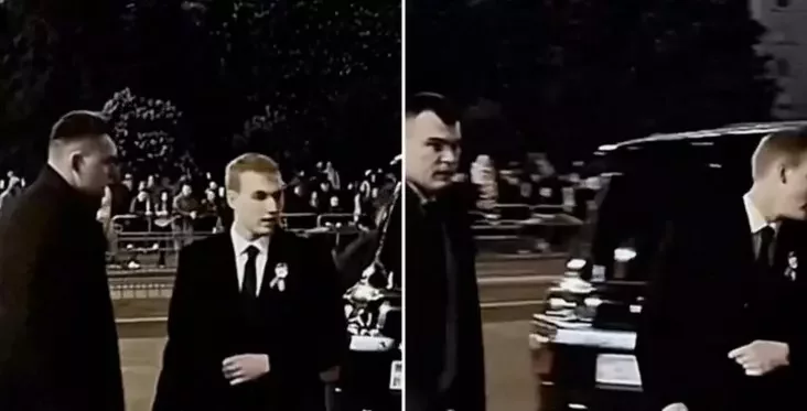 Артем Собещанский сопровождает Николая Лукашенко. Минск, предположительно май 2025 года. Скриншоты: presidentsbp, Instagram