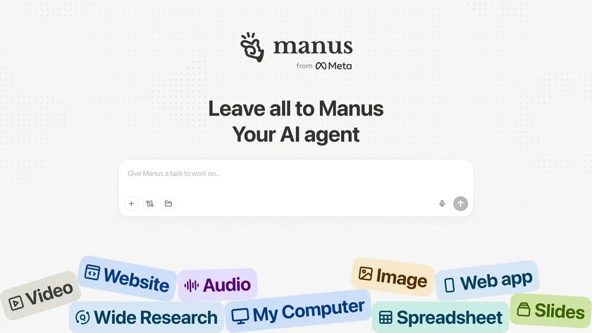 [Image of Manus interface or related AI concept]