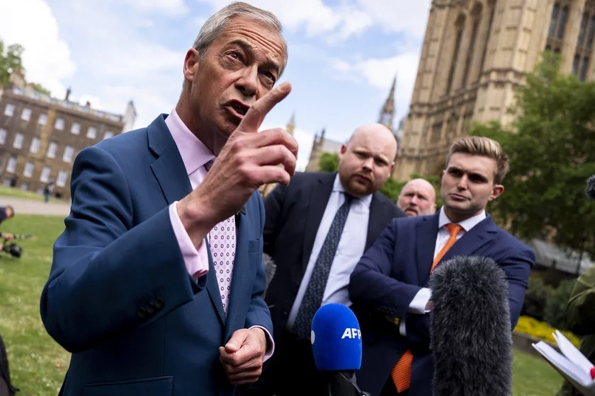 Leader of Reform UK Nigel Farage